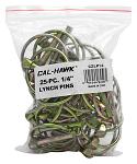 25-pc. 1/4" Lynch Pin Set
