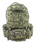 Large Tactical Assault Rucksack Backpack - Digital Camo