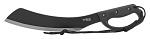 20.25" Tactical Master Bush Full Tang Machete with Reaper Curved Blade - Black