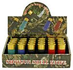 24 - pc. Shotgun Shell Folding Knife Display Set
