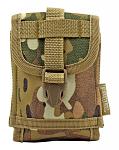Space Force Tactical MOLLE Cell Phone Tech Pouch Carrier Vest Attachment - Woodland Multicam