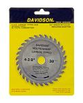 4-3/8" Davidson Carbide Tipped 30 Tooth Saw Blade - Valley Industries SAWC43830C