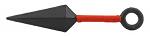 9.75" Carnival Games Prize Foam Kunai Sai Toy Ninja Weapon - Black and Red