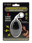 Emergency Alarm Siren Sound Grenade Keychain - Assorted Colors