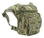 Leg Drop Style Tactical EDC Molle Hip Bag - Digital Camo