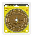 7" Davidson Laser Weld Turbo Dry Cutting Diamond Blade - Valley Industries ABDW-07T