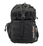 Hard Stone Flight Pack Tactical Travel Sling Backpack - Black