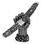 12" Decorative Spider Knife - Black