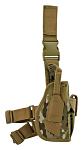 Ranger Elite Tactical Drop Leg Holster with Magazine Clip Storage Pouch - Mountain Ranger Camo