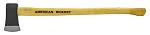 36" American Hickory Wooden Handle Wood Splitting Axe