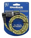 4 ft. Wordlock Bike Lock - Assorted Colors