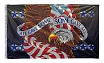 5' x 3' All Gave Some, Some Gave All American Blad Eagle Patriotic Flag