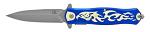 4.75" Falcon Spring Assisted Folding Knife - Blue