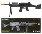 UK Arms P1046 Spring Powered Airsoft Replica Sniper Rifle with Bipod Stand
