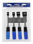 4 Piece Wood Chisel Set with Sharpening Stone - CCT Tools