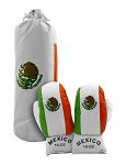 Kids Boxing Set with 10oz Boxing Gloves and 17.5" Tall Punching Bag - Mexican Flag