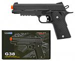 UKArms G38 Spring Powered Metal Airsoft Pistol - Black