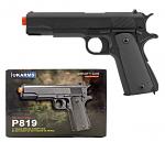 UK Arms P819 1911 A1 Replica Airsoft Pistol with Metal Slide