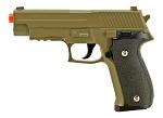 Galaxy G26 Metal Airsoft Pistol - Desert