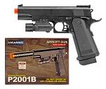 UKArms Airsoft Handgun P2001B - Black